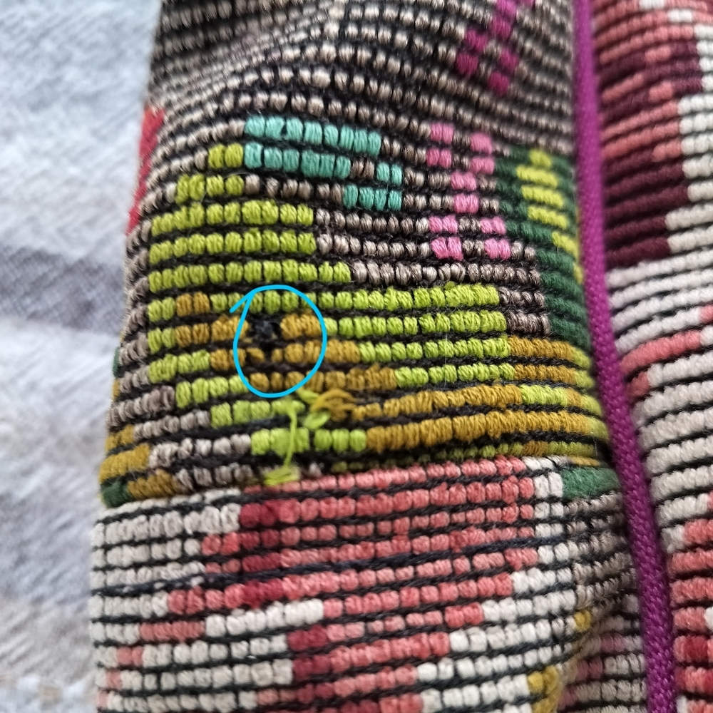 Antiplano Hobo Bag‎ W/Leather Strap Fair Trade Bohemian Floral - Picture 9 of 12